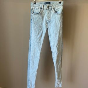Levi’s Sliver high rise skinny jeans size 24